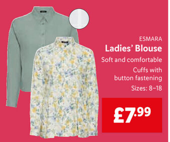 Lidl Esmara Ladies Blouse offer