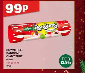 Bestway Rowntrees Randoms Giant Tube offer
