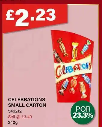 Bestway Celebrations Small Carton offer
