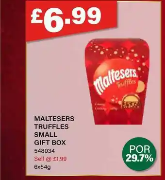 Bestway Maltesers Truffles Small Gift Box offer