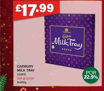 Bestway Cadybury Milk Tray offer