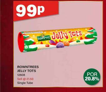Bestway Rowntrees Jelly Tots offer