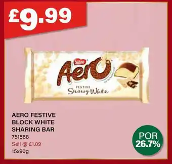Bestway Aero Festive Block White Sharing Bar offer