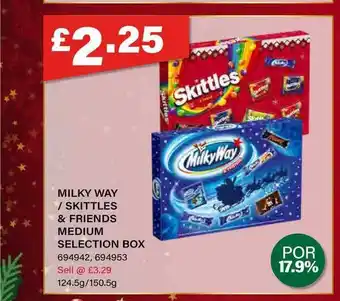 Bestway Milky Way Skittles & Friends Medium Selection Box offer