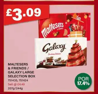 Bestway Maltesers & Friends Galaxy Large Selection Box offer