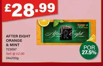 Bestway After Eight Orange & Mint offer