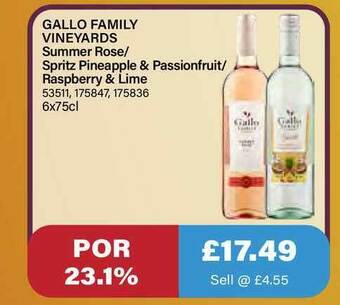 Bestway Gallo Family Vineyards offer
