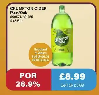 Bestway Crumption Cider offer