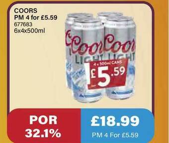 Bestway Coors offer