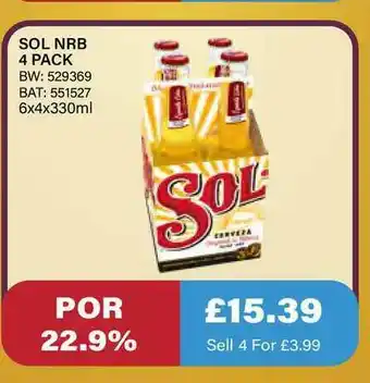 Bestway Sol Nrb 4 Pack offer