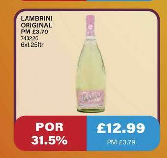 Bestway Lambrini Original offer