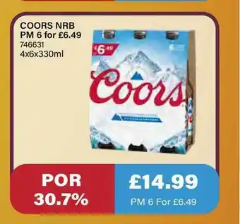 Bestway Coors Nrb offer