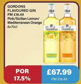 Bestway Gordons Flavoured Gin offer