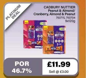 Bestway Cadbury Nuttier offer