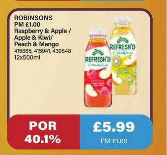 Bestway Robinsons offer