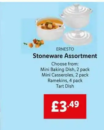 Lidl Ernesto Stoneware Assortment offer