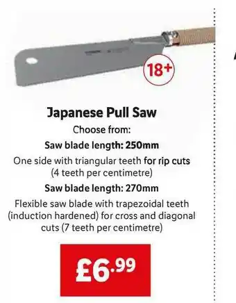 Lidl Japanese Pull Saw offer