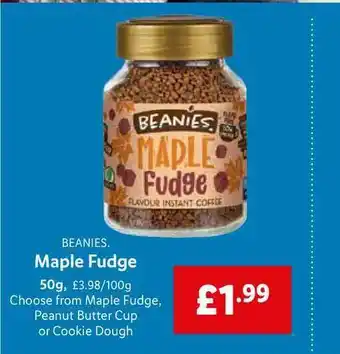 Lidl Beanies Maple Fudge offer