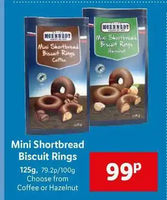 Lidl Mini Shortbread Biscuit Rings offer