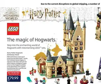 Aldi Harry Potter Hogwarts Astronomy Tower offer