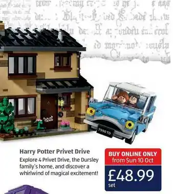 Aldi Harry Potter Privet Drive offer