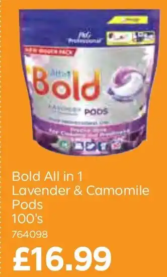 Bestway Bold All in 1 Lavender & Camomile Pods 100's offer