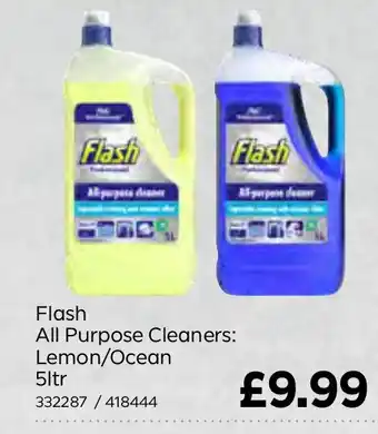 Bestway Flash All Purpose Cleaners: Lemon/Ocean 5ltr offer