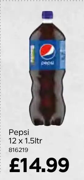 Bestway Pepsi 12 x 1.5ltr offer