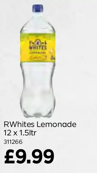 Bestway RWhites Lemonade 12 x 1.5ltr offer