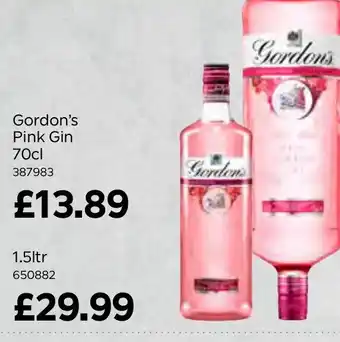 Bestway Gordon's Pink Gin offer