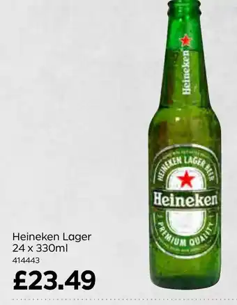 Bestway Heineken Lager 24 x 330ml offer