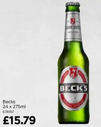 Bestway Becks 24 x 275ml offer