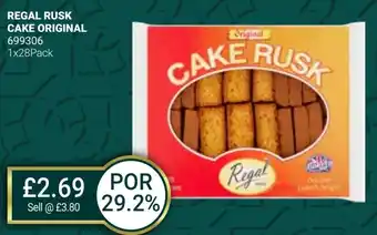 Bestway REGAL RUSK CAKE ORIGINAL offer