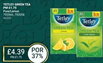 Bestway TETLEY GREEN TEA offer