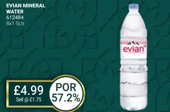 Bestway EVIAN MINERAL WATER offer