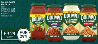 Bestway DOLMIO SAUCE offer