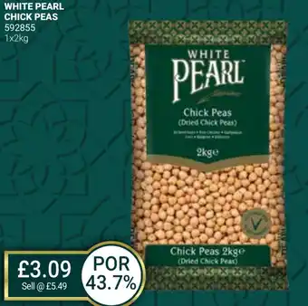 WHITE PEARL CHICK PEAS