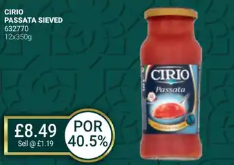 Bestway CIRIO PASSATA SIEVED offer