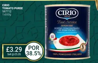 Bestway CIRIO TOMATO PUREE offer
