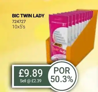 Bestway BIC TWIN LADY offer