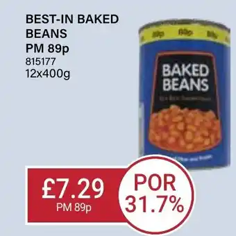 Bestway BEST-IN BAKED BEANS offer