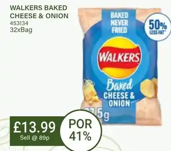 Bestway WALKERS BAKED CHEESE & ONION offer