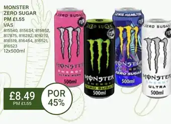 Bestway MONSTER ZERO SUGAR offer