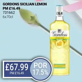 Bestway GORDONS SICILIAN LEMON offer