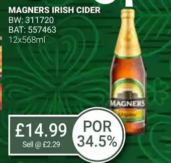 Bestway MAGNERS IRISH CIDER offer