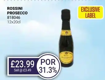 Bestway ROSSINI PROSECCO offer