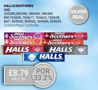 Bestway HALLS/SOOTHERS offer