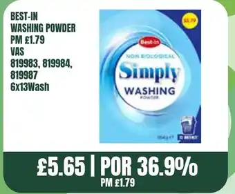Bestway BEST-IN WASHING POWDER offer