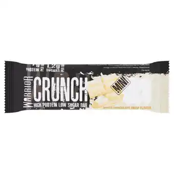 Asda Warrior Crunch High Protein Low Sugar Bar White Chocolate Crisp Flavour 32g offer