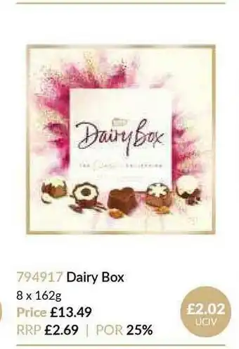 Musgrave MarketPlace Dairy Box 8 X 162g offer
